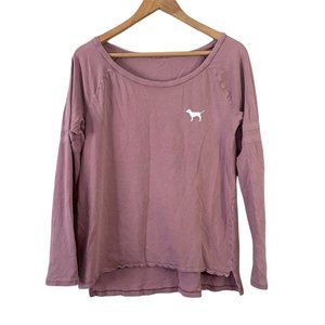 PINK Pink Long Sleeve T-shirt (M)